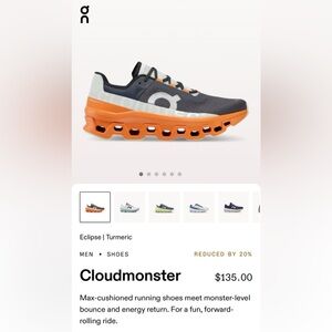 On Running Cloudmonster Men’s Shoes